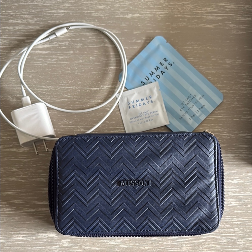 Missoni x Delta One Leather Toiletry Bag